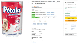 Servitoalla Pétalo Hoja Doble por $17 | Amazon