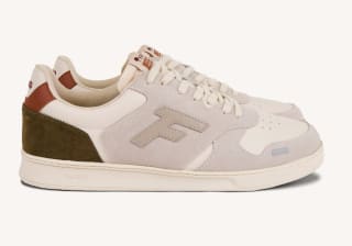 Baskets homme Palmer crème & rouille cuir à 62,50€