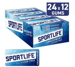 Sportlife smashmint kauwgom - 24 pakjes voor €9,95