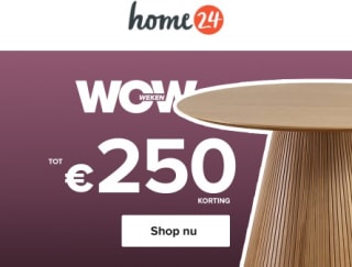 Tot €250 korting op geselecteerde artikelen bij Home24