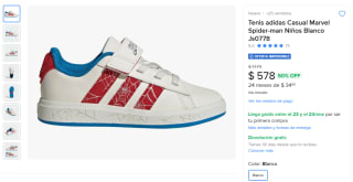 Tenis Adidas Spider-man Niños por $578 | Mercado Libre