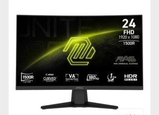 MSI MAG 244C Monitor Gaming 24" por 84€.