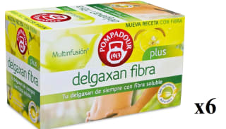 6 x Pompadour Delgazan Plus Té - 20 Bolsitas por 9.48€
