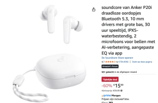 Anker Oordopjes Soundcore P20i voor €15,99 bij Amazon