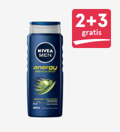 Alle Nivea deodorant- en doucheproducten 2+3 gratis bij etos