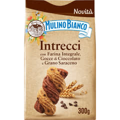 Mulino Bianco Intrecci Galletas Integrales con Pepitas de Chocolate de 300g a 1.99€
