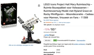 LEGO® Icons #11389 Project Hail Mary voor €83,24 dmv code bij Amazon