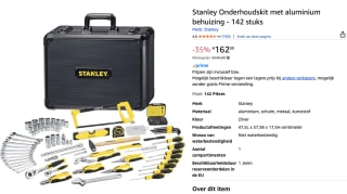 STANLEY Gereedschapskoffer voor onderhoud 142-delig - voor €162 bij Amazon