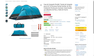 Casa de campaña KOZFULE por $1,099 | Oferta Amazon