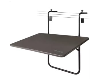 Aktive mesa plegable rectangular para barandilla 60x40x60/67cm a 13.45€
