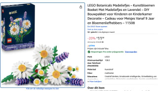 LEGO Botanicals – Madeliefjes voor €11,99 bij Amazon