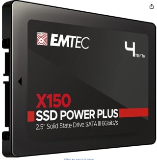 SSD interne Emtec ECSSD4TX150 SATA 2.5" X150 Power Plus à 289,61€
