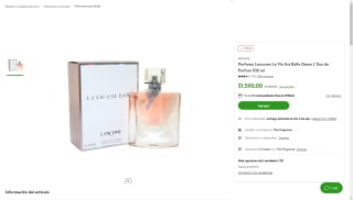 Lancome La Vie Est Belle 100ml por $1,590 | Oferta Bodega Aurrera