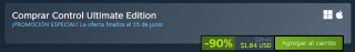 Control Ultimate Edition + Alan Wake Origins por $75 | Steam