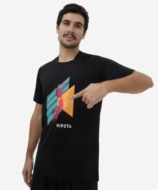 ALLSIX Camiseta entrenamiento de para hombre negra por 2.39€
