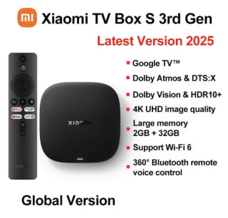 Xiaomi TV Box S 3rd Gen por solo 39,82€