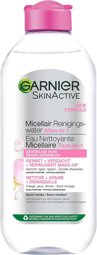 Garnier Micellair Reinigingswater voor €2,62 bij Amazon.