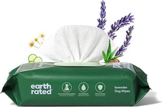 Toallitas hipoalergénicas Earth Rated perros 2x100 uds por 9,34€