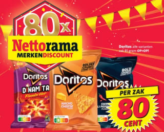 Zak Doritos voor €0,80