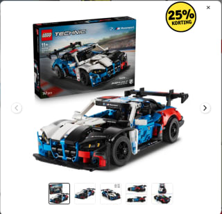 LEGO Technic 42226 BMW M4 GT3 EVO Racewagen voor 35,99 euro