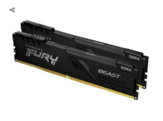 Mémoire RAM Kingston FURY Beast DDR4 3200MHz 32GB à 242,93€