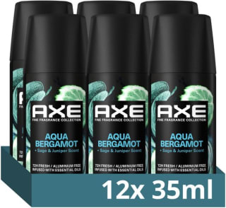 12 Stuks Axe Deodorant bodyspray aqua bergamot voor €11,99 bij Bol
