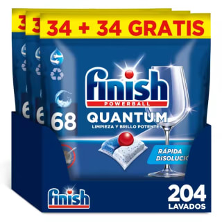 204 pastillas Finish Powerball Quantum por 29.99€