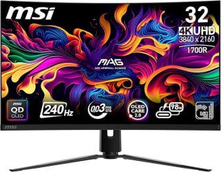MSI MPG 321CURX QD-OLED - 4K UHD Curved Gaming Monitor voor €618,97 bij Amazon