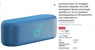 soundcore Select 2S speaker voor €23,83 bij Amazon
