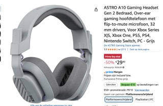 LOGITECH G 939-002071 Over-ear Bedrade gaming-headset voor €29,99 bij Amazon