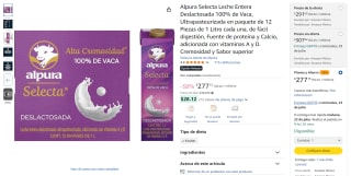 12 Pack Alpura Leche Deslactosada 12L por $277 | Oferta Amazon