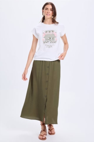 Falda de vuelo midi para Mujer Milano por 13.99€