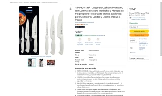 Juego Cuchillos Tramontina por $284 | Oferta Amazon
