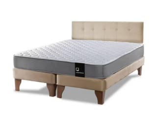 Cama Europea Zen Best 2 Plzs Colchón Resortes Base Dividida $239.990 Mundo Lider, cl