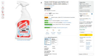 Harpic Limpia Baños 650ml por $28 | Amazon