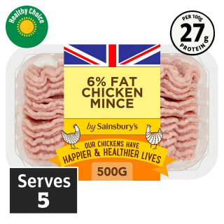 Sainsbury's 500g British 6% Fat Chicken Mince (Nectar Price)