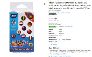 VTech Marble Rush Knikkers - Set van 10 voor €2,03 bij Amazon