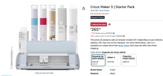 Cricut Maker 3 | Startbundel (2024) voor €265,80 bij Amazon
