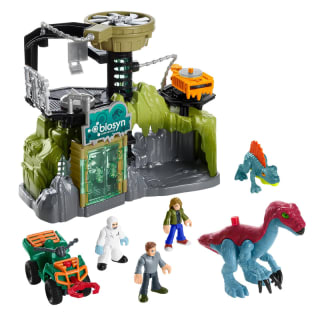 Fisher-Price HPT69 Set de Juego Jurassic World Laboratorio con Figuras y Dinosaurios