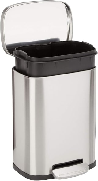 Minibote de Basura Rectangular 5L Acero Inoxidable por $449 | Amazon