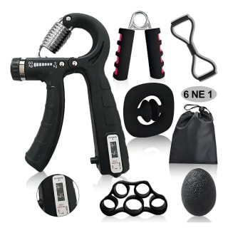 Set de 6 accesorios para ejercitar manos por $78 en Mercado Libre