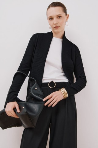 Chaqueta cuello chal para Mujer por 19.99€