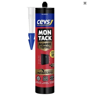 Adhesivo de Montaje Ceys Montack Express Cartucho 450 g por 7,99€
