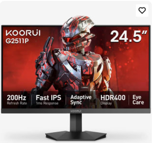KOORUI G2511P 25-inch gamingmonitor voor €89,99 bij Joybuy
