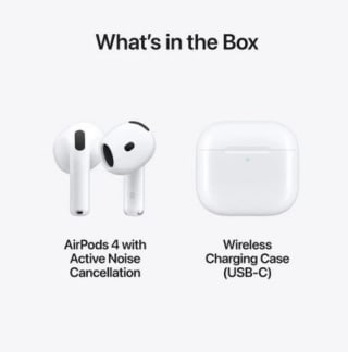 APPLE AirPods 4 only for £90.97 (Refurbished in Good Condition)
