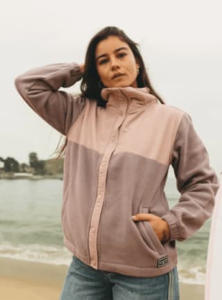 Poleron Polar Birch Morado Mujer Maui And Sons por solo $27.990 en Falabella