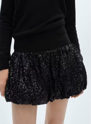 Minifalda globo lentejuelas por 4.99€