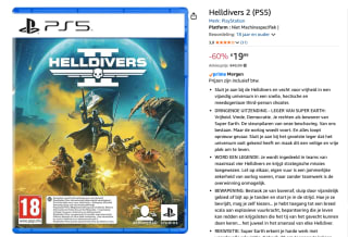 Helldivers 2 PS5 voor €19,99 bij Amazon