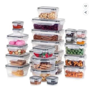 Lot de 24 boîtes alimentaires étanches transparentes VILDE à 35,99€
