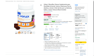 Suplemento Movoflex Virbac por $520 | Oferta Amazon